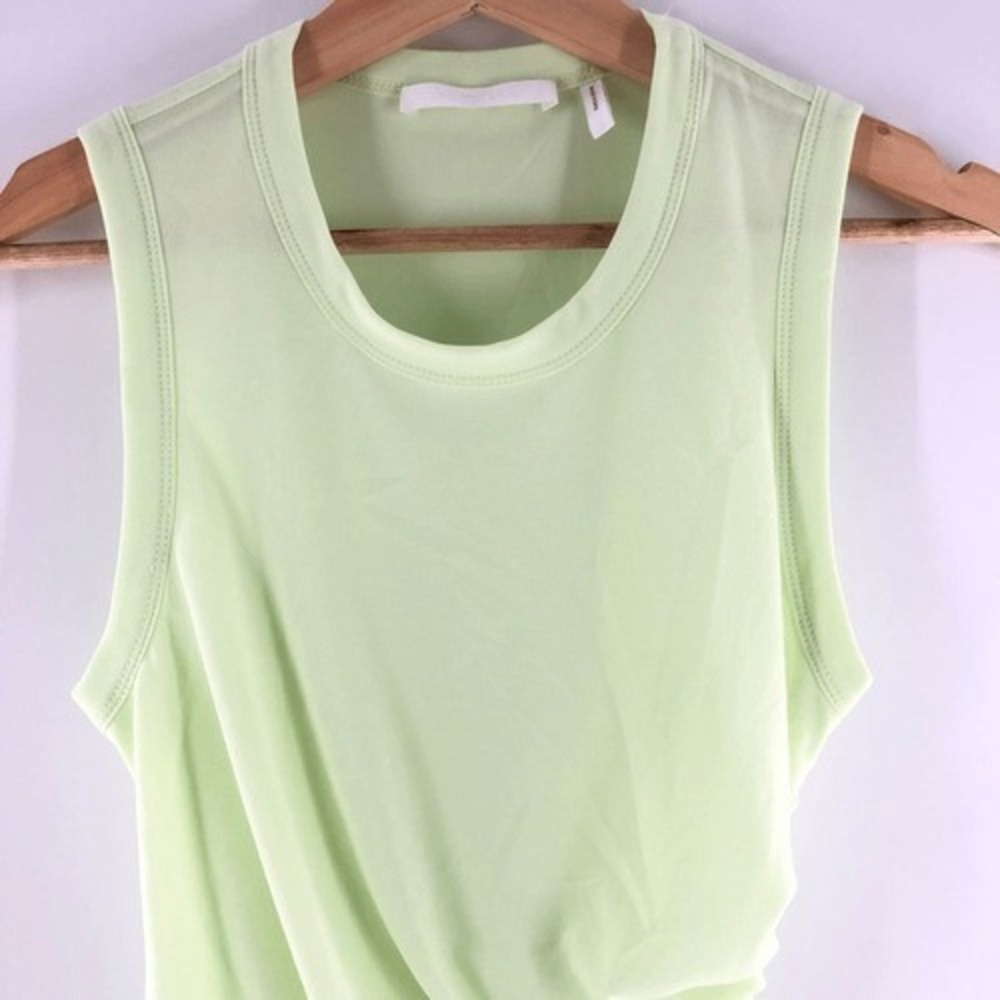 Helmut Lang Twist Sheath Dress Electric Yellow XS - Picture 3 of 9